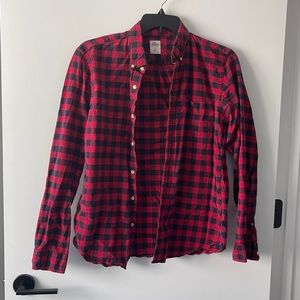 J. Crew mens slim fit plaid button down
